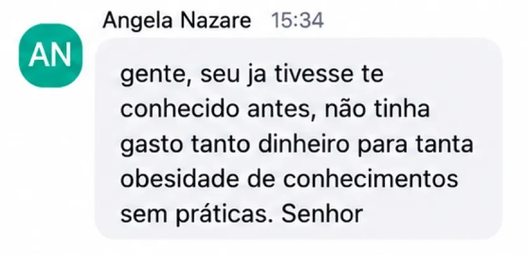 Depoimento de participante da imersão