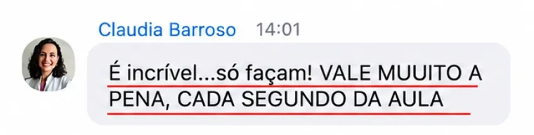 Depoimento de participante da imersão